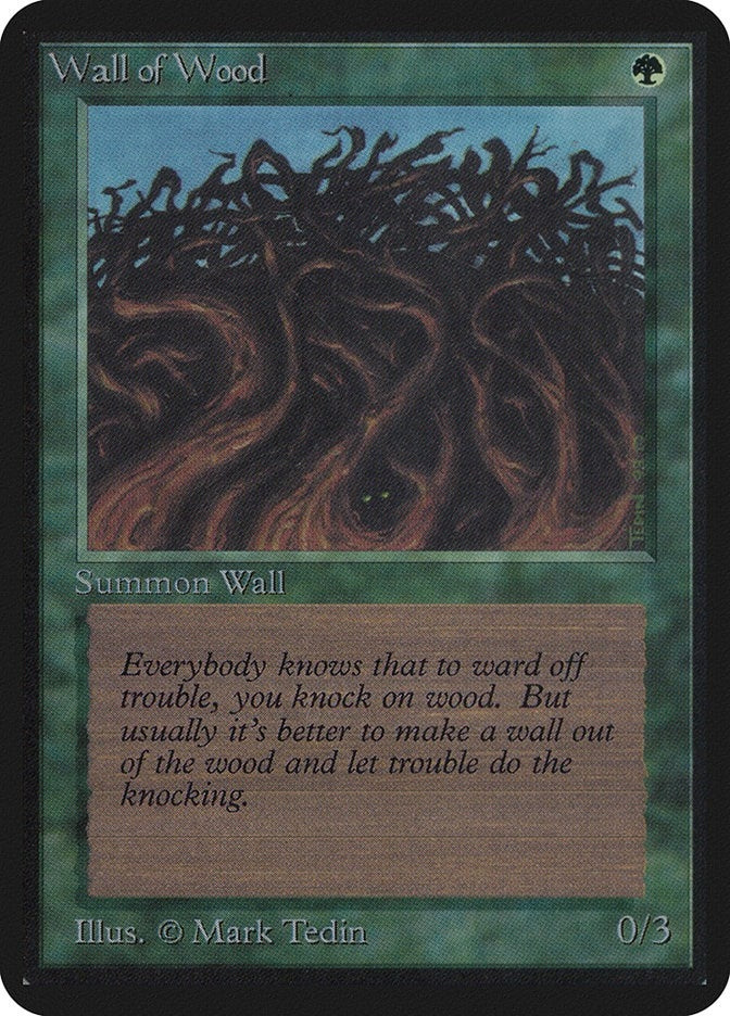 Image for Wall of Wood (LEA) - Magic: The Gathering