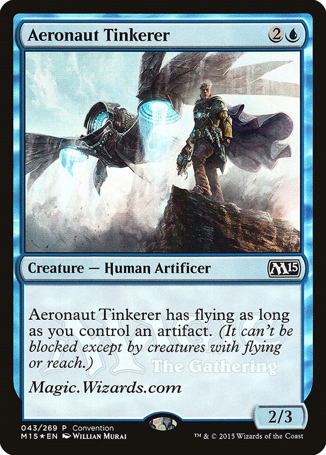 Image for Aeronaut Tinkerer (2015 Convention Promo) (43) (MEDIA) - Magic: The Gathering