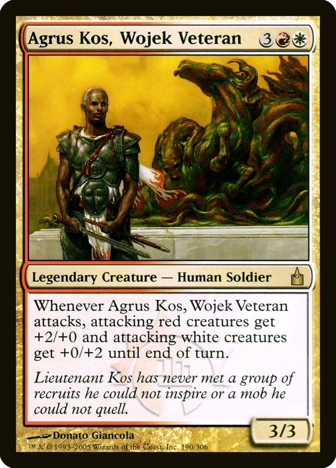 Image for Agrus Kos, Wojek Veteran (190) (RAV) - Magic: The Gathering