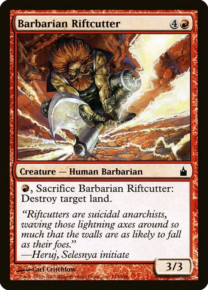Image for Barbarian Riftcutter (114) (RAV) - Magic: The Gathering