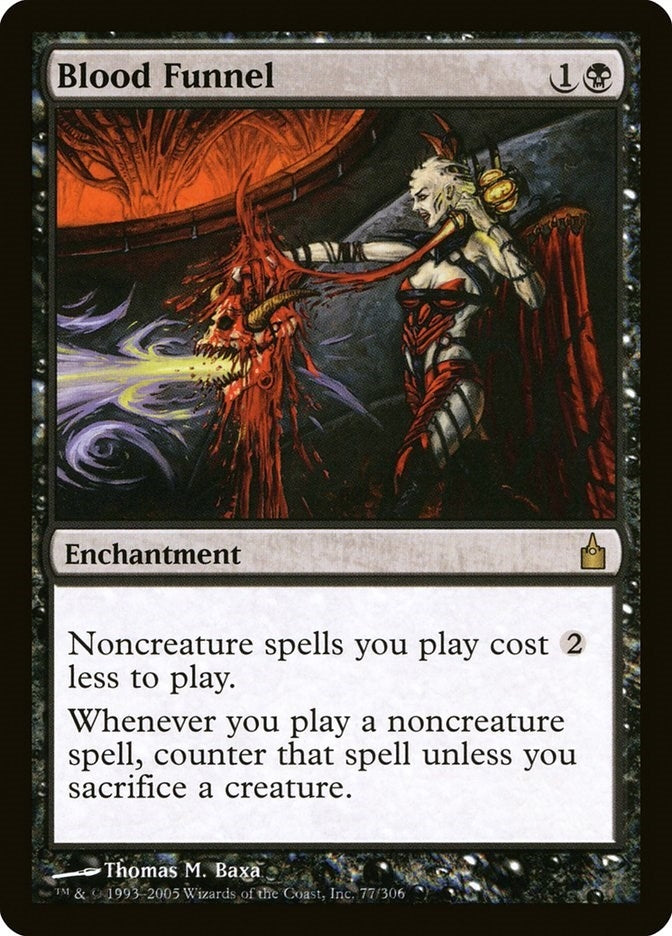 Image for Blood Funnel (77) (RAV) - Magic: The Gathering