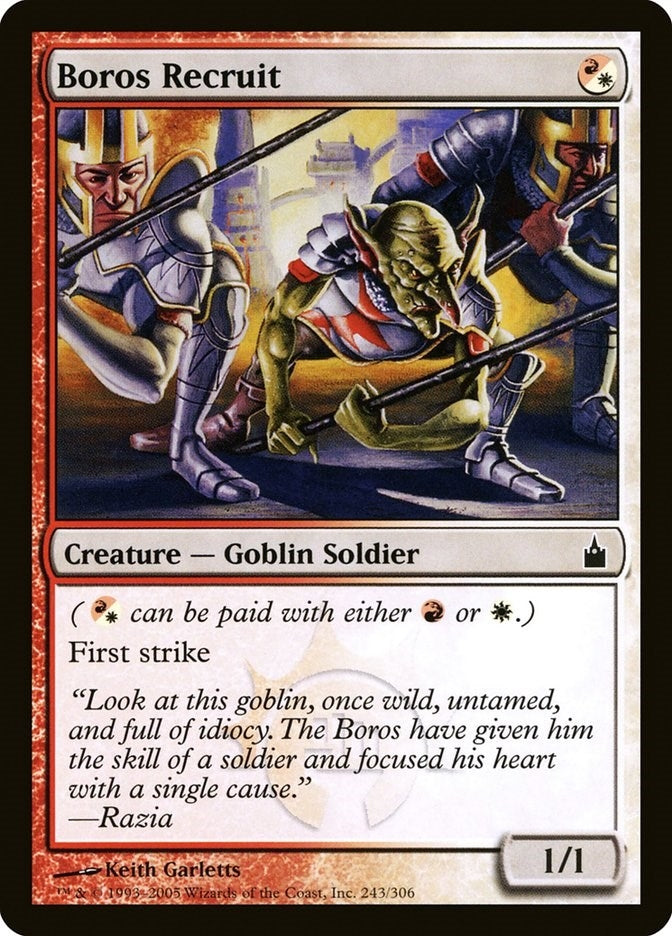 Image for Boros Recruit (243) (RAV) - Magic: The Gathering