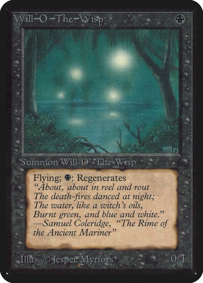 Image for Will-o'-the-Wisp (LEA) - Magic: The Gathering