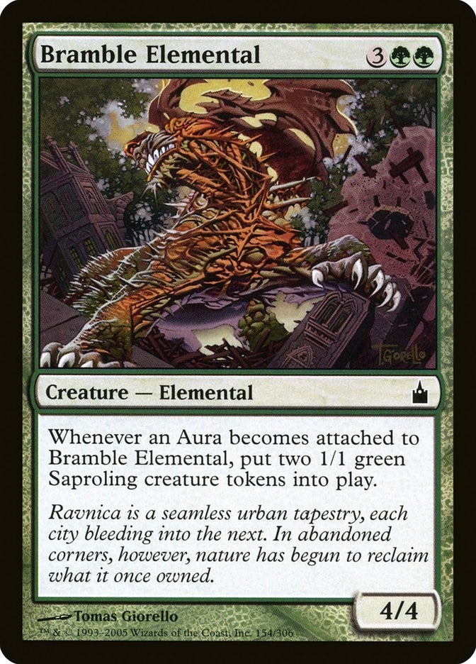 Image for Bramble Elemental (154) (RAV) - Magic: The Gathering