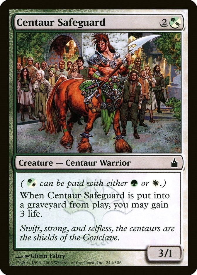 Image for Centaur Safeguard (244) (RAV) - Magic: The Gathering