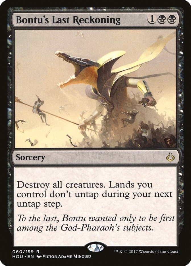 Bontu's Last Reckoning (60) (HOU)