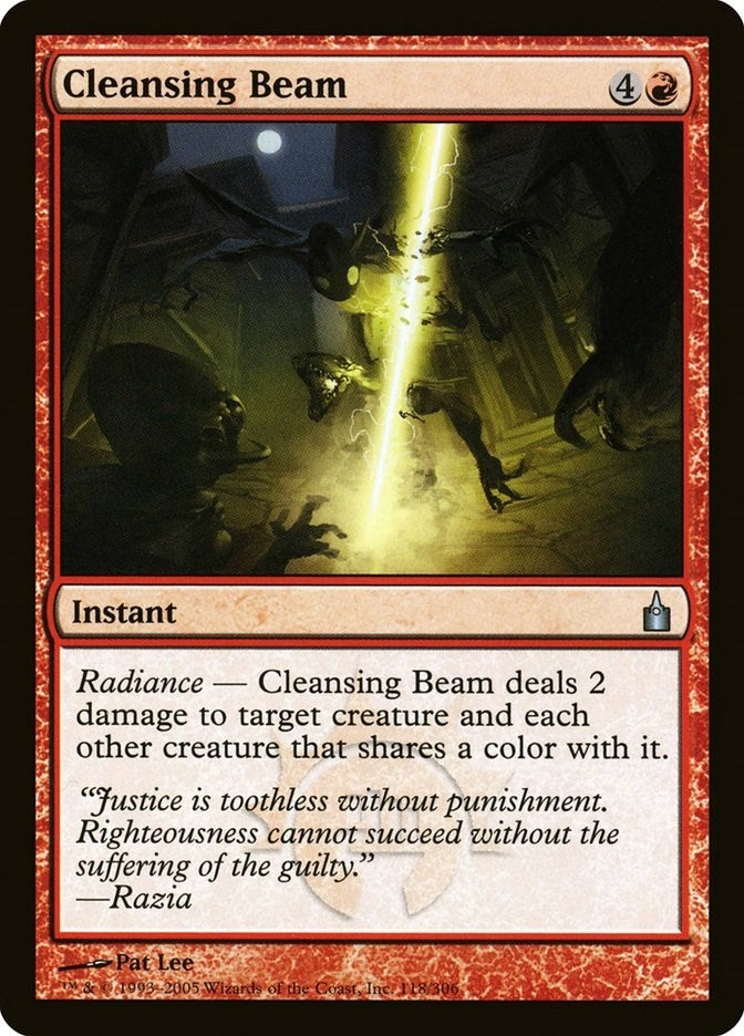 Image for Cleansing Beam (118) (RAV) - Magic: The Gathering