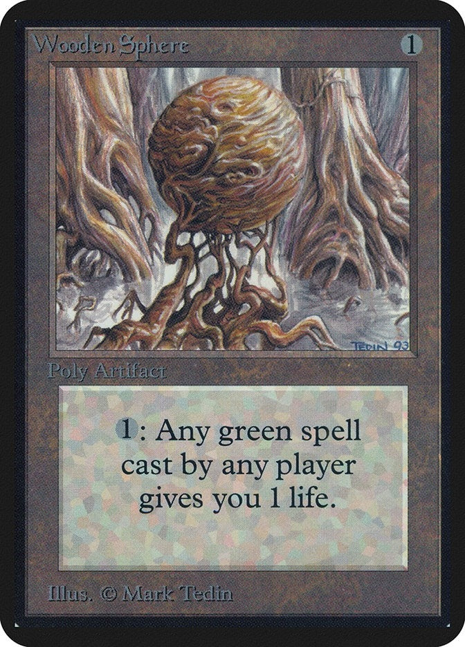 Image for Wooden Sphere (LEA) - Magic: The Gathering