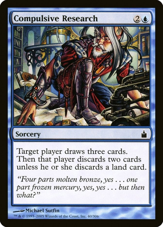 Image for Compulsive Research (40) (RAV) - Magic: The Gathering