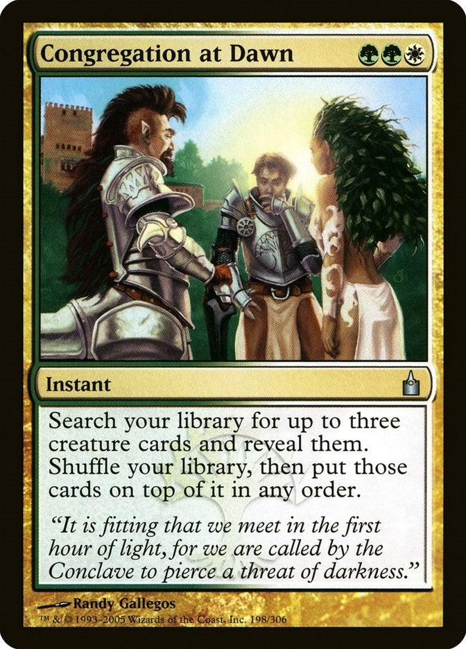 Image for Congregation at Dawn (198) (RAV) - Magic: The Gathering