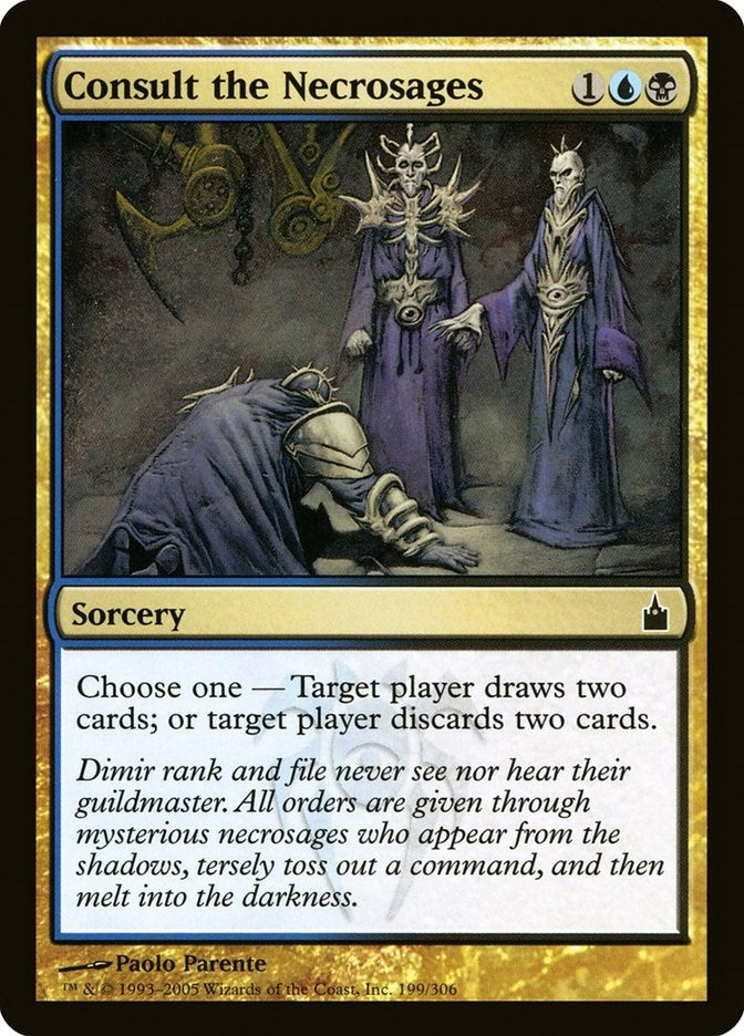 Image for Consult the Necrosages (199) (RAV) - Magic: The Gathering