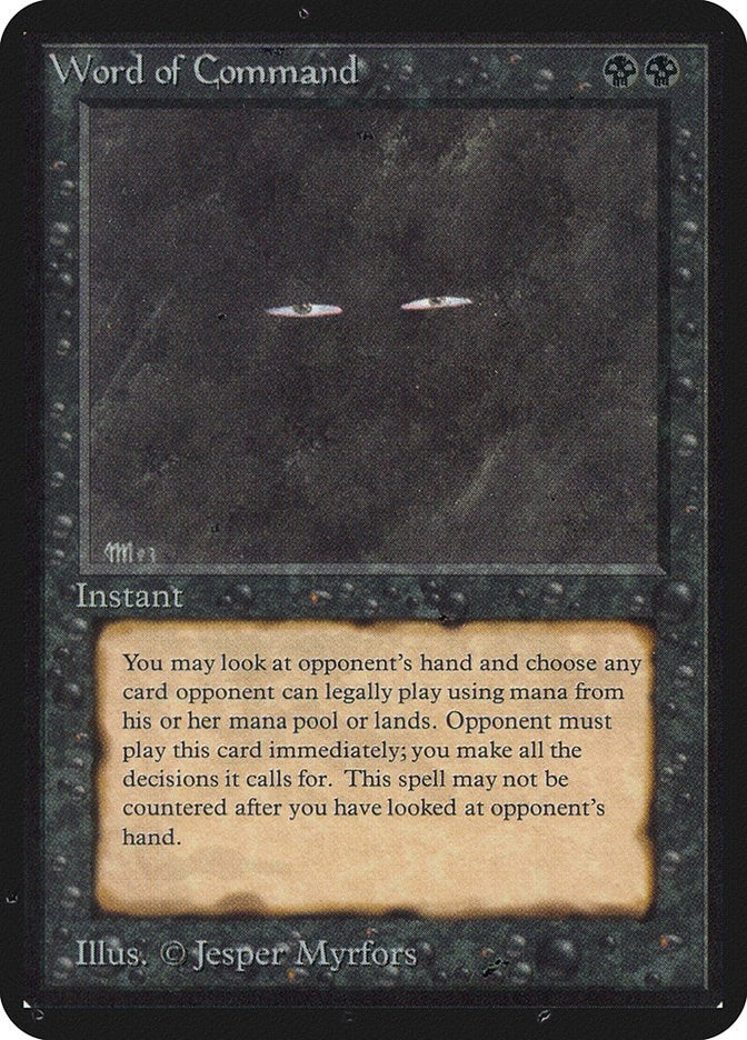 Image for Word of Command (LEA) - Magic: The Gathering