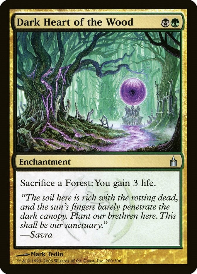 Image for Dark Heart of the Wood (200) (RAV) - Magic: The Gathering