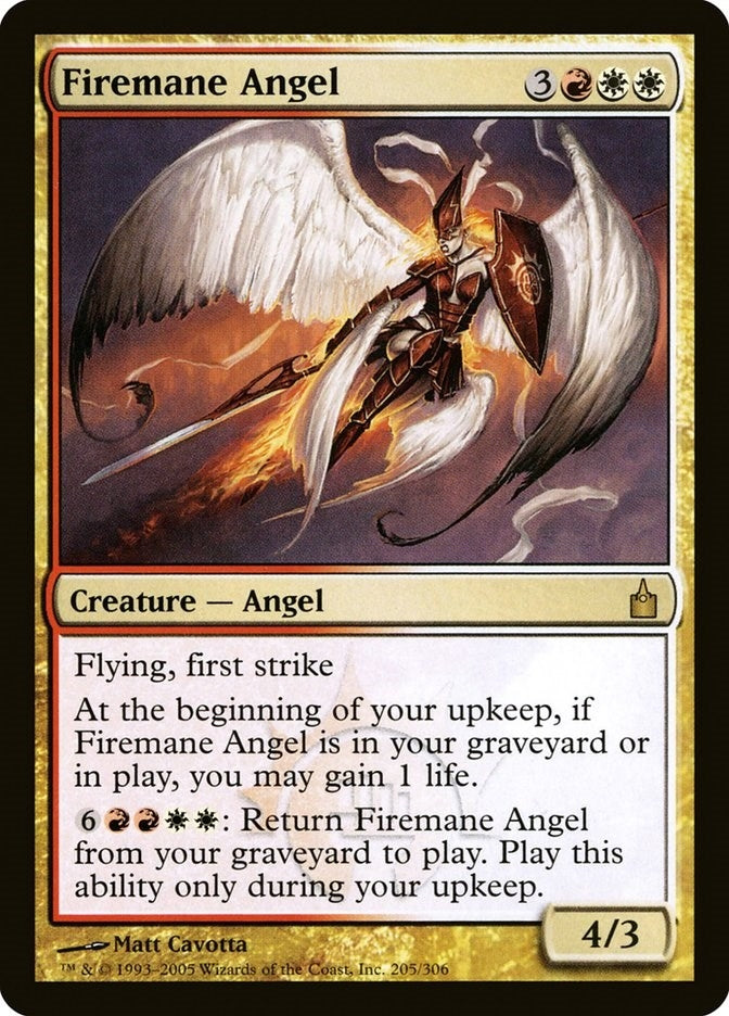 Image for Firemane Angel (205) (RAV) - Magic: The Gathering