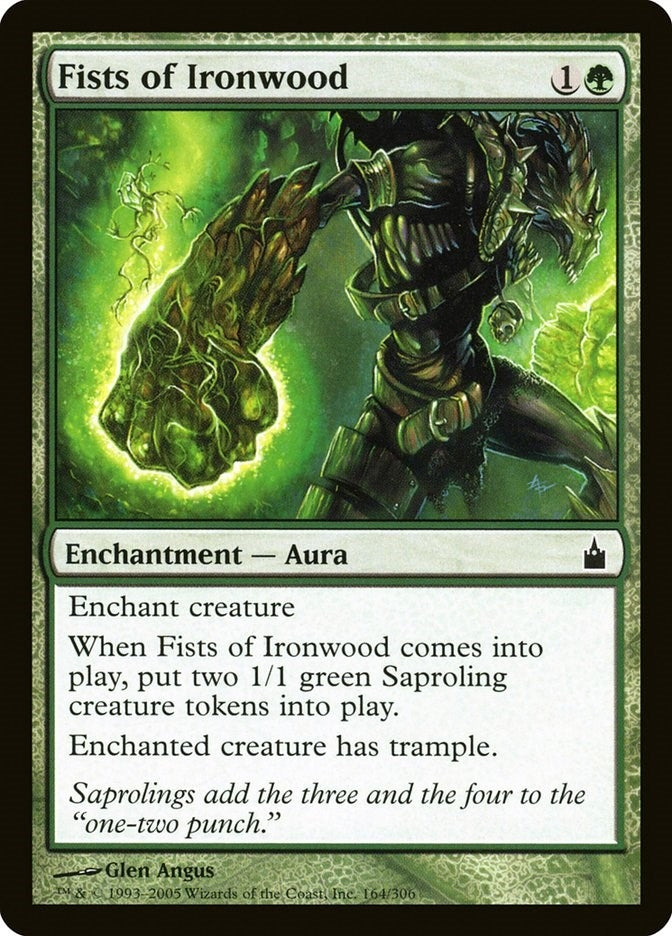 Image for Fists of Ironwood (164) (RAV) - Magic: The Gathering