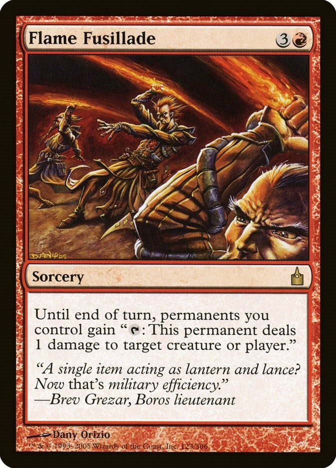 Image for Flame Fusillade (123) (RAV) - Magic: The Gathering