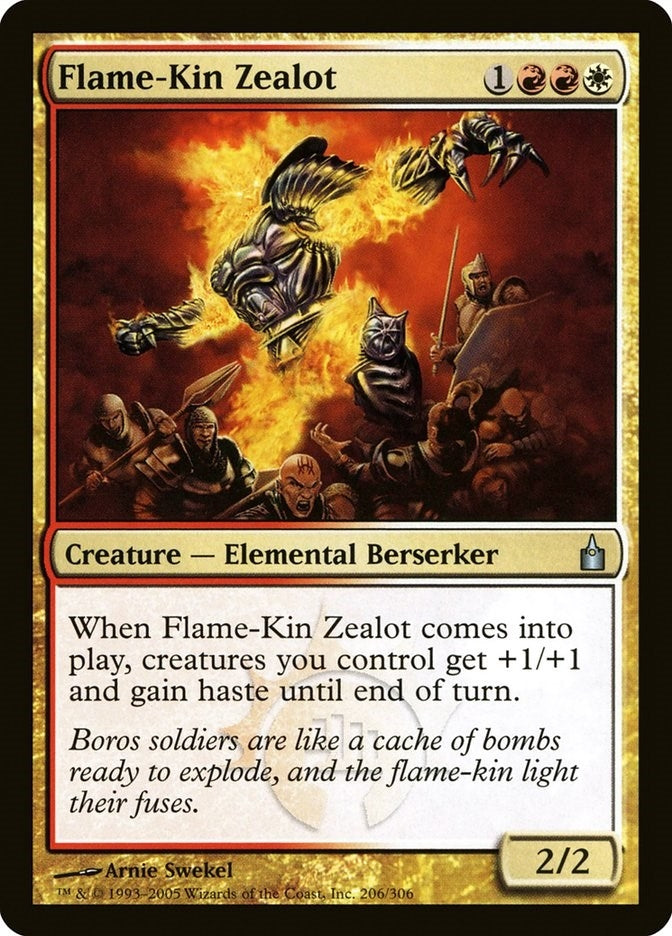 Image for Flame-Kin Zealot (206) (RAV) - Magic: The Gathering