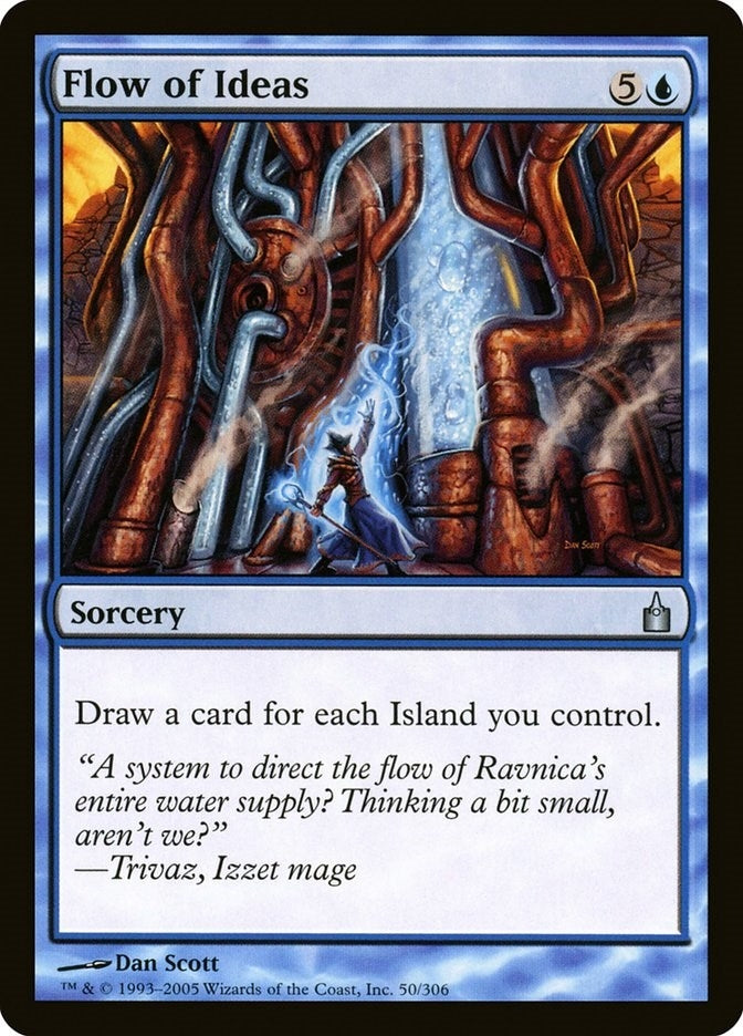 Image for Flow of Ideas (50) (RAV) - Magic: The Gathering