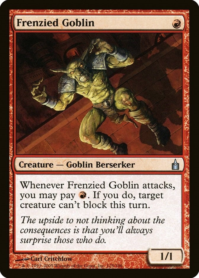 Image for Frenzied Goblin (125) (RAV) - Magic: The Gathering