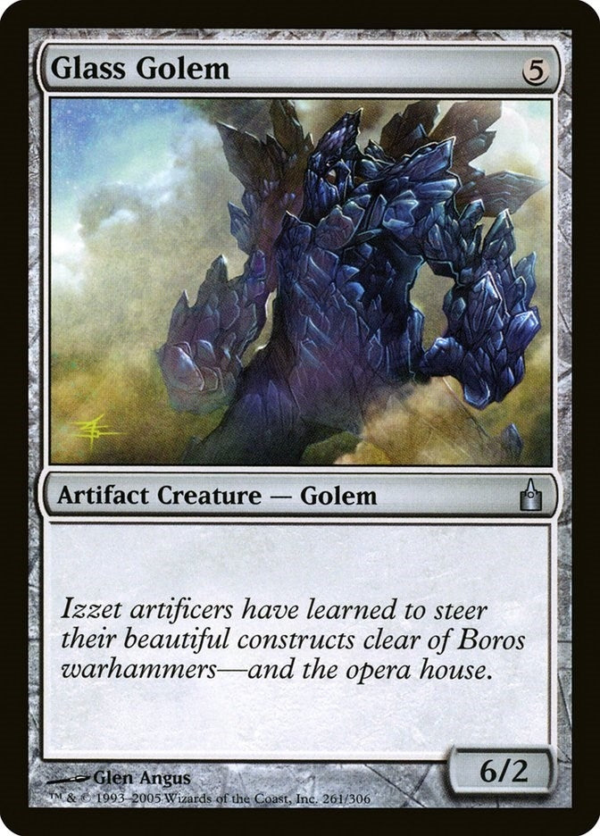 Image for Glass Golem (261) (RAV) - Magic: The Gathering