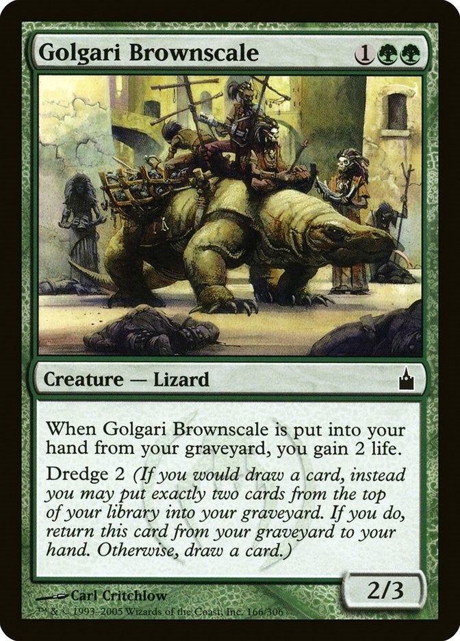 Image for Golgari Brownscale (166) (RAV) - Magic: The Gathering