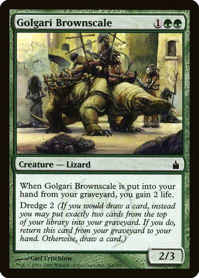 Golgari Brownscale (166) (RAV)