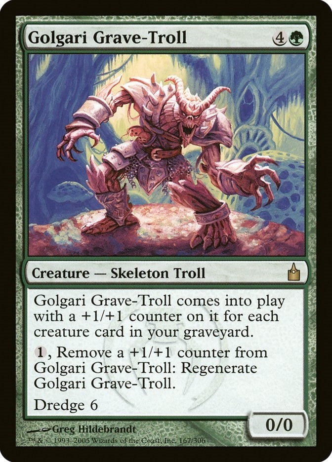 Image for Golgari Grave-Troll (167) (RAV) - Magic: The Gathering
