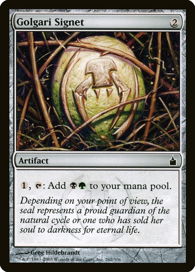 Image for Golgari Signet (262) (RAV) - Magic: The Gathering