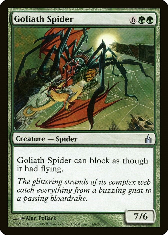 Image for Goliath Spider (168) (RAV) - Magic: The Gathering