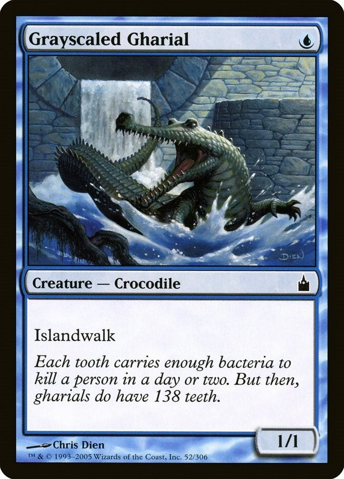 Image for Grayscaled Gharial (52) (RAV) - Magic: The Gathering