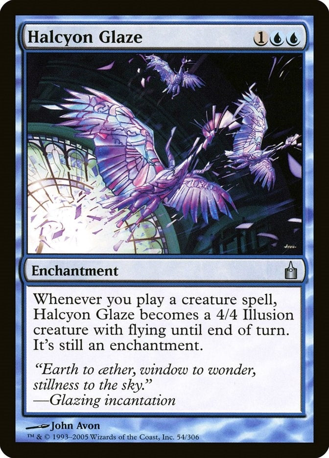 Image for Halcyon Glaze (54) (RAV) - Magic: The Gathering