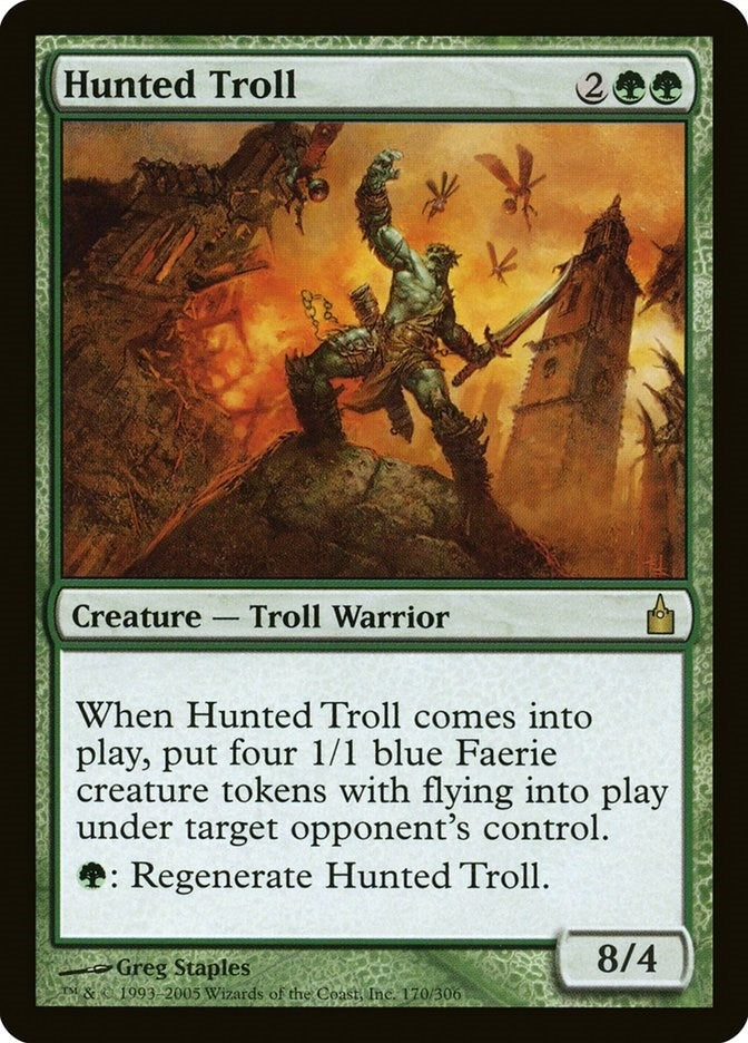 Image for Hunted Troll (170) (RAV) - Magic: The Gathering