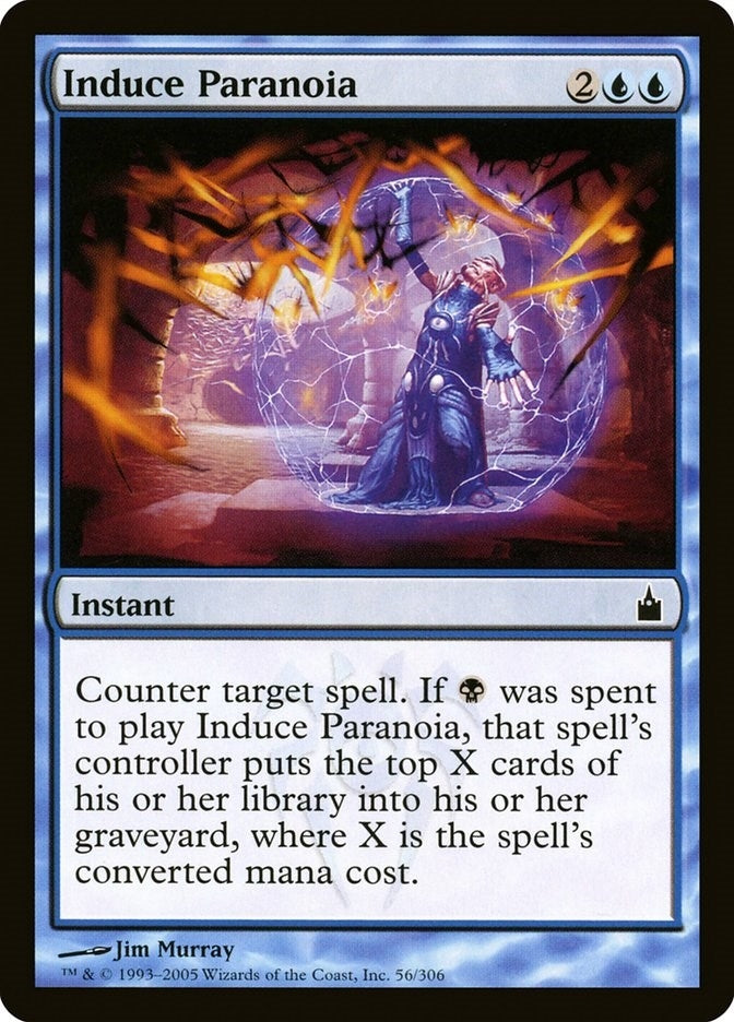 Image for Induce Paranoia (56) (RAV) - Magic: The Gathering