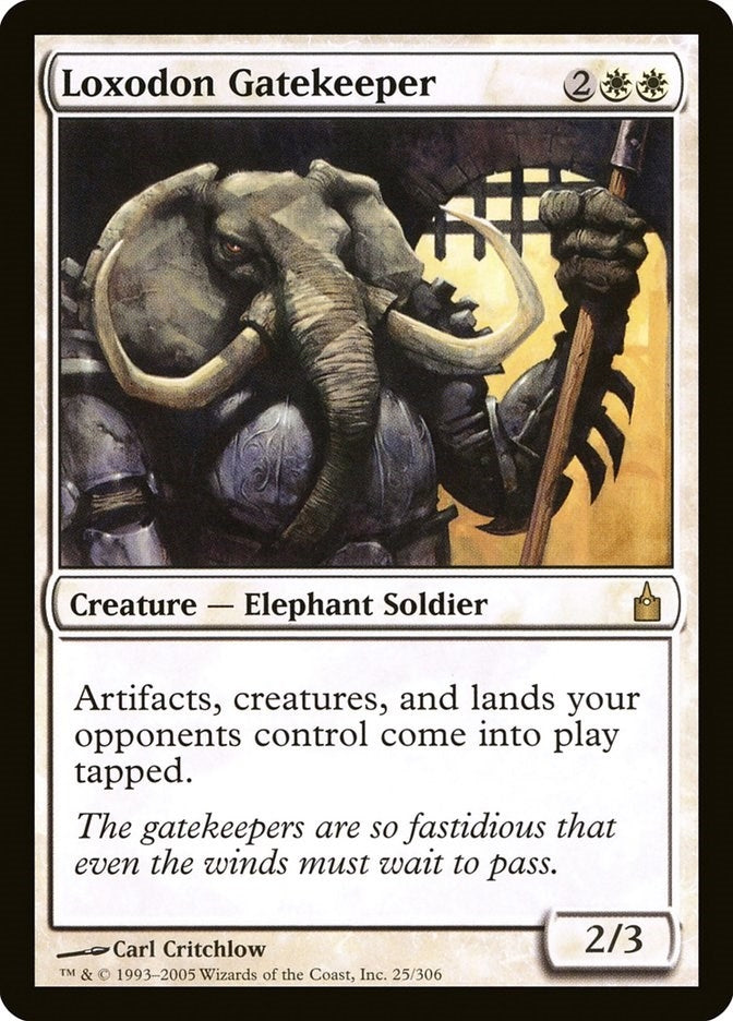 Image for Loxodon Gatekeeper (25) (RAV) - Magic: The Gathering