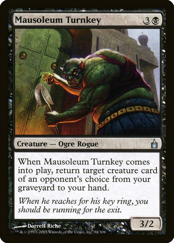 Image for Mausoleum Turnkey (94) (RAV) - Magic: The Gathering