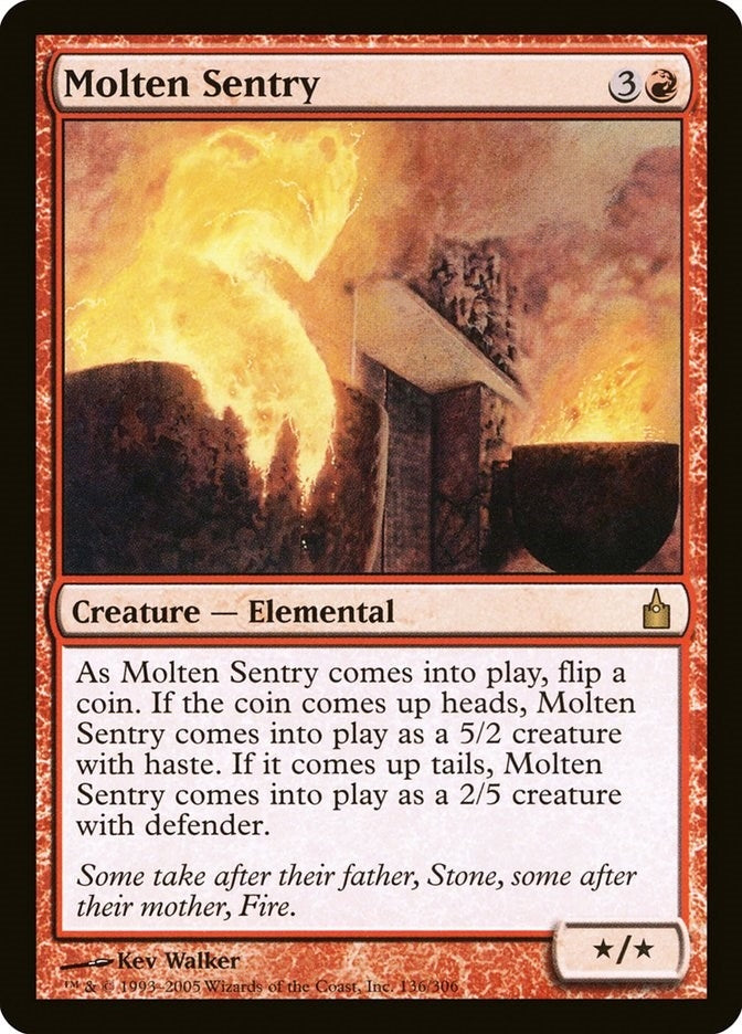 Image for Molten Sentry (136) (RAV) - Magic: The Gathering