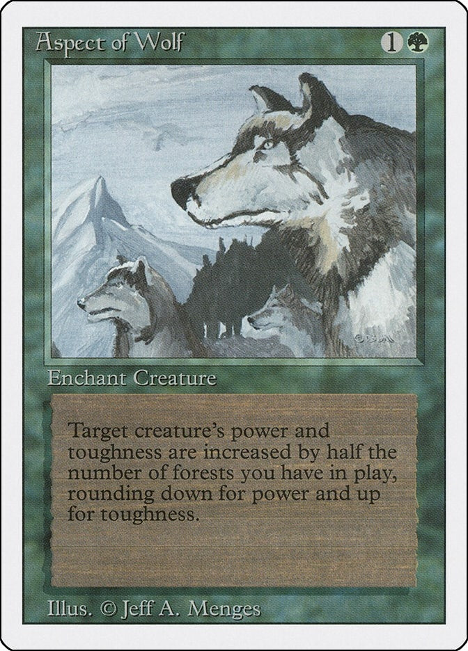 Image for Aspect of Wolf (3ED) - Magic: The Gathering