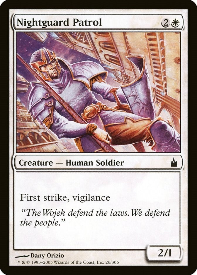 Image for Nightguard Patrol (26) (RAV) - Magic: The Gathering
