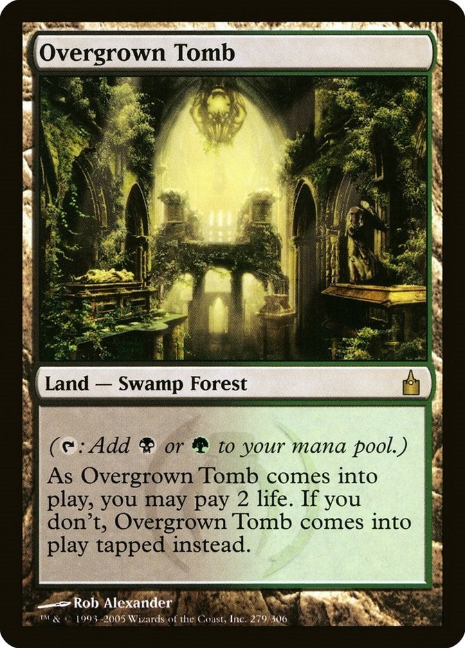 Image for Overgrown Tomb (279) (RAV) - Magic: The Gathering