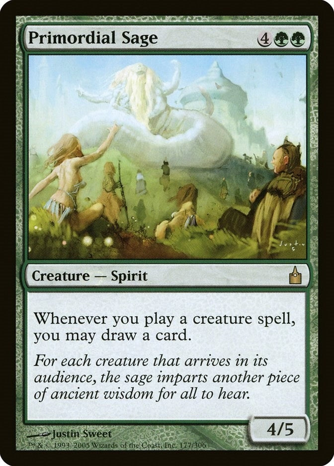 Image for Primordial Sage (177) (RAV) - Magic: The Gathering