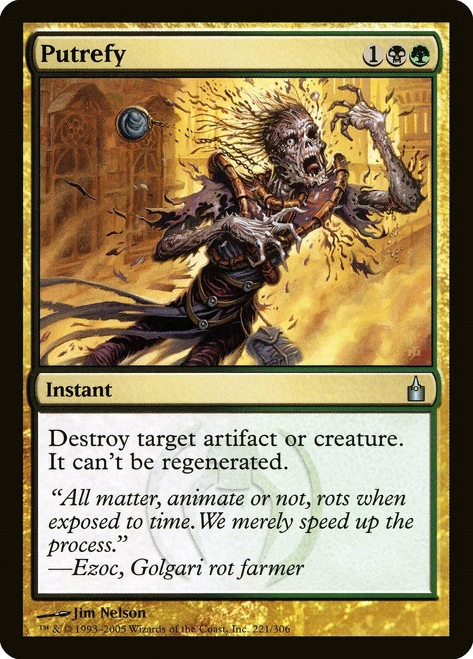 Image for Putrefy (221) (RAV) - Magic: The Gathering