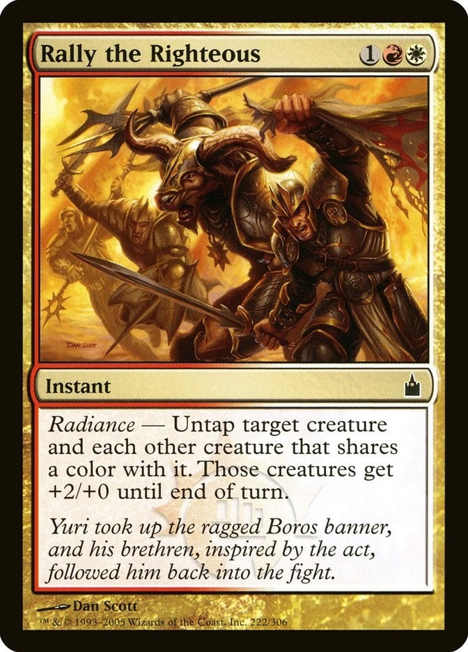 Image for Rally the Righteous (222) (RAV) - Magic: The Gathering