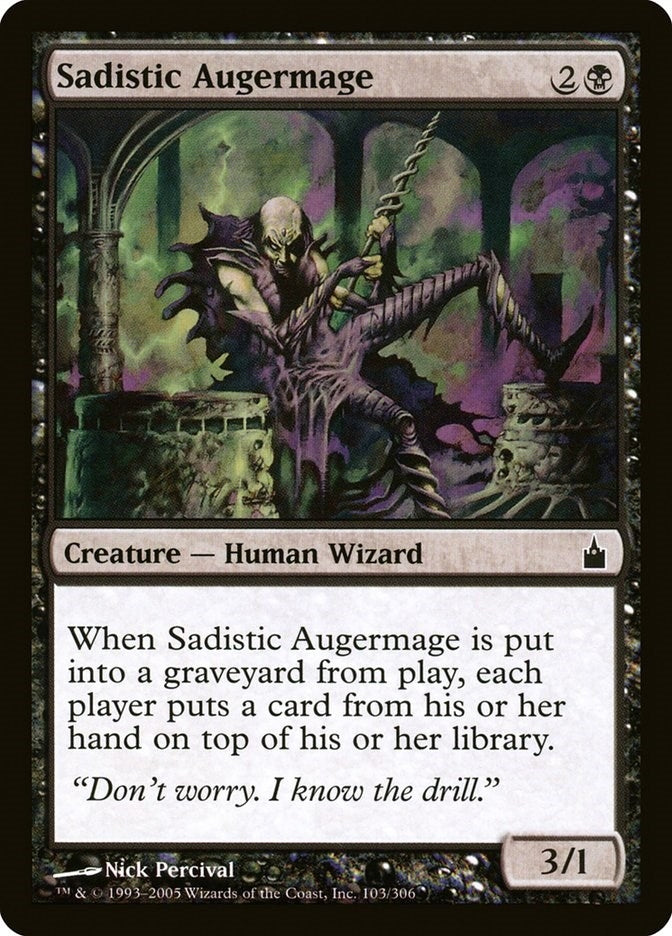 Image for Sadistic Augermage (103) (RAV) - Magic: The Gathering