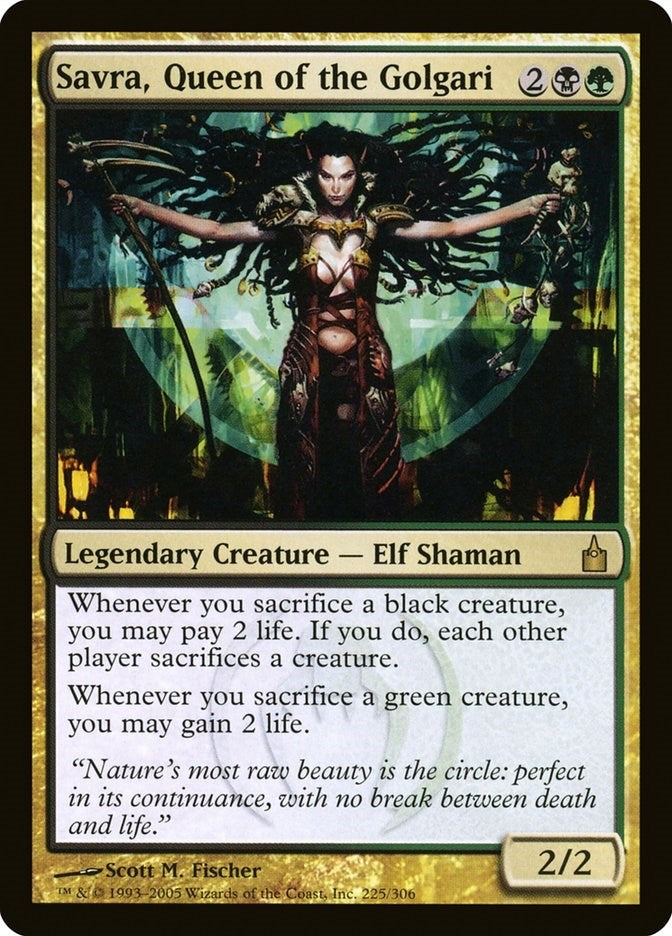 Image for Savra, Queen of the Golgari (225) (RAV) - Magic: The Gathering