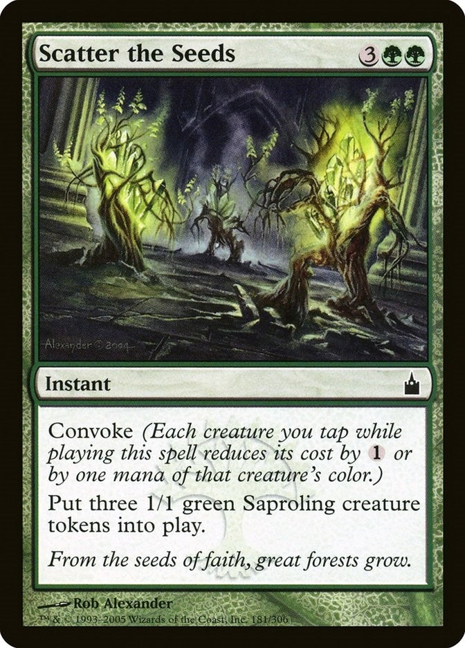 Image for Scatter the Seeds (181) (RAV) - Magic: The Gathering