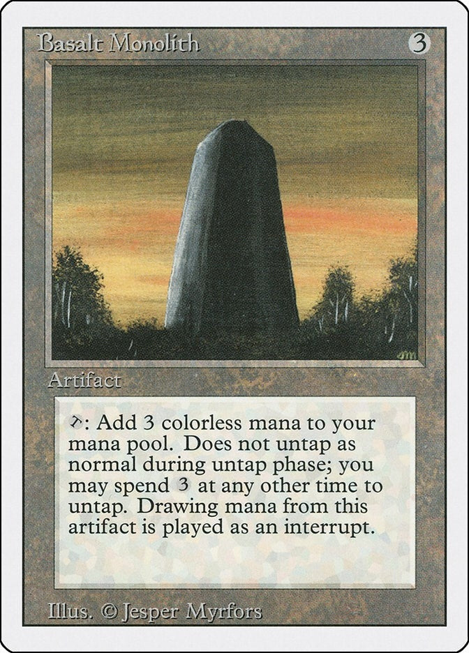 Image for Basalt Monolith (3ED) - Magic: The Gathering