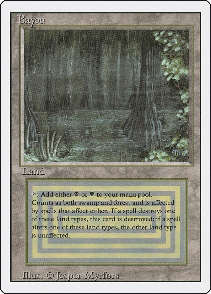 Image for Bayou (3ED) - Magic: The Gathering