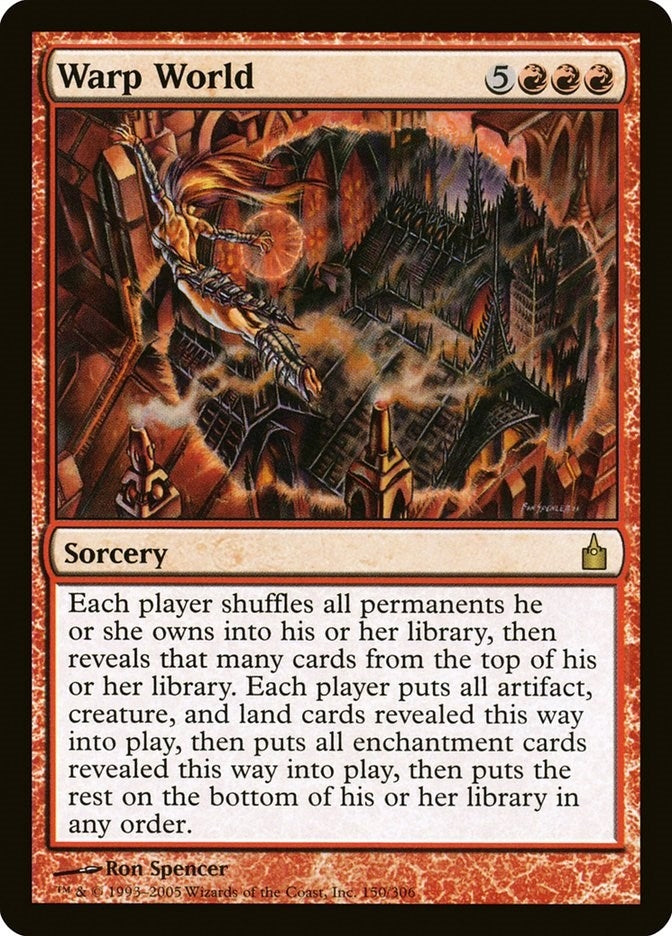 Image for Warp World (150) (RAV) - Magic: The Gathering