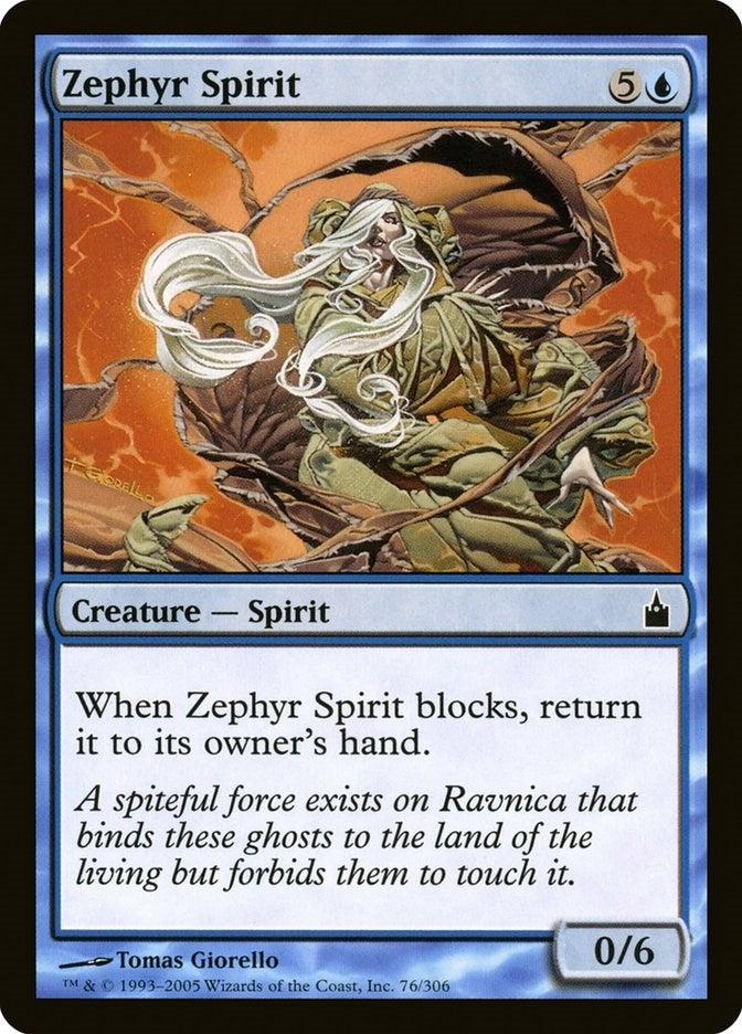 Image for Zephyr Spirit (76) (RAV) - Magic: The Gathering