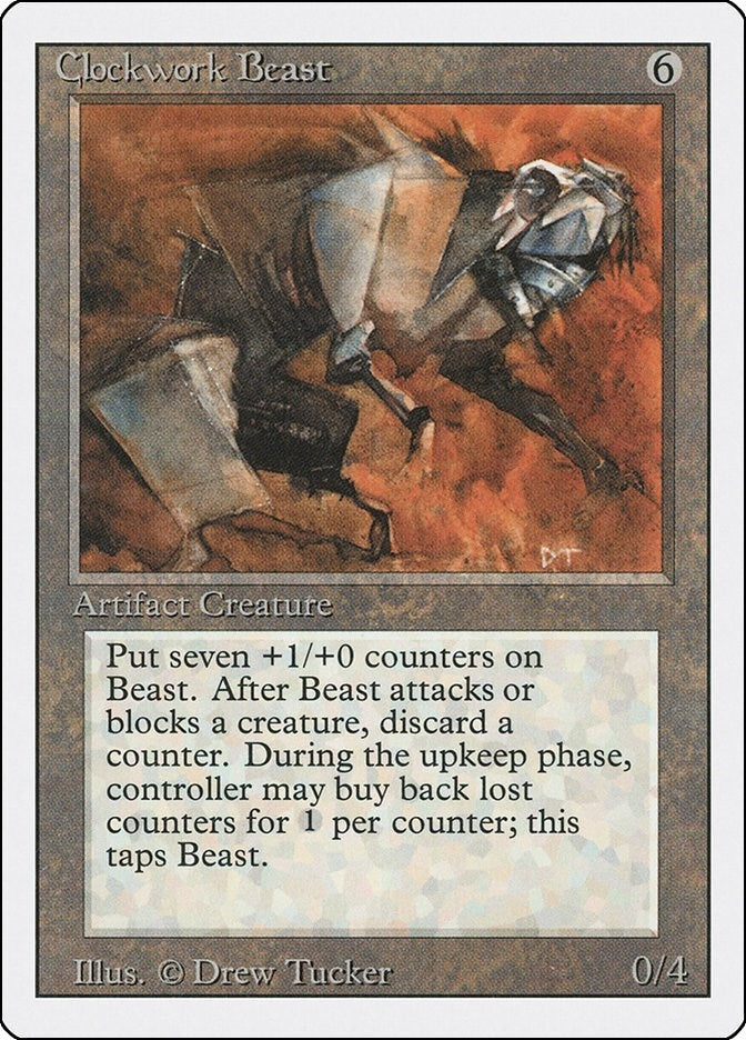 Image for Clockwork Beast (3ED) - Magic: The Gathering